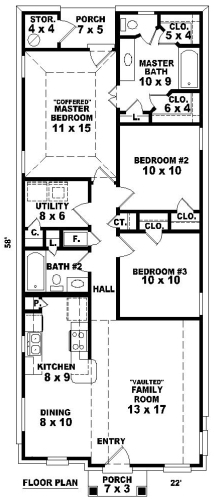 1st Level image of Doral House Plan 1st Level image of Doral House Plan